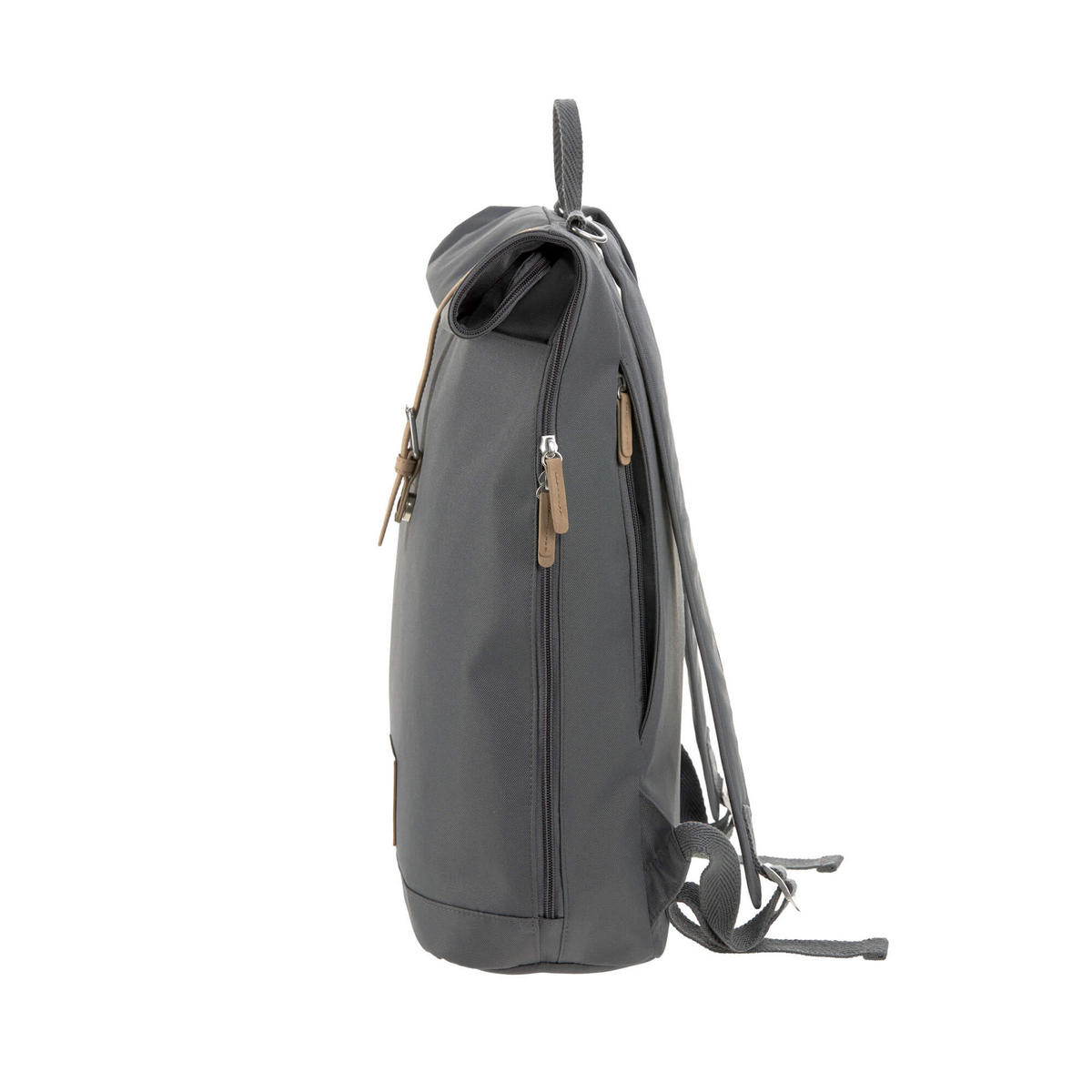 WICKELRUCKSACK Rolltop  - Anthrazit, Trend, Textil (30/14,5/46cm) - Lässig