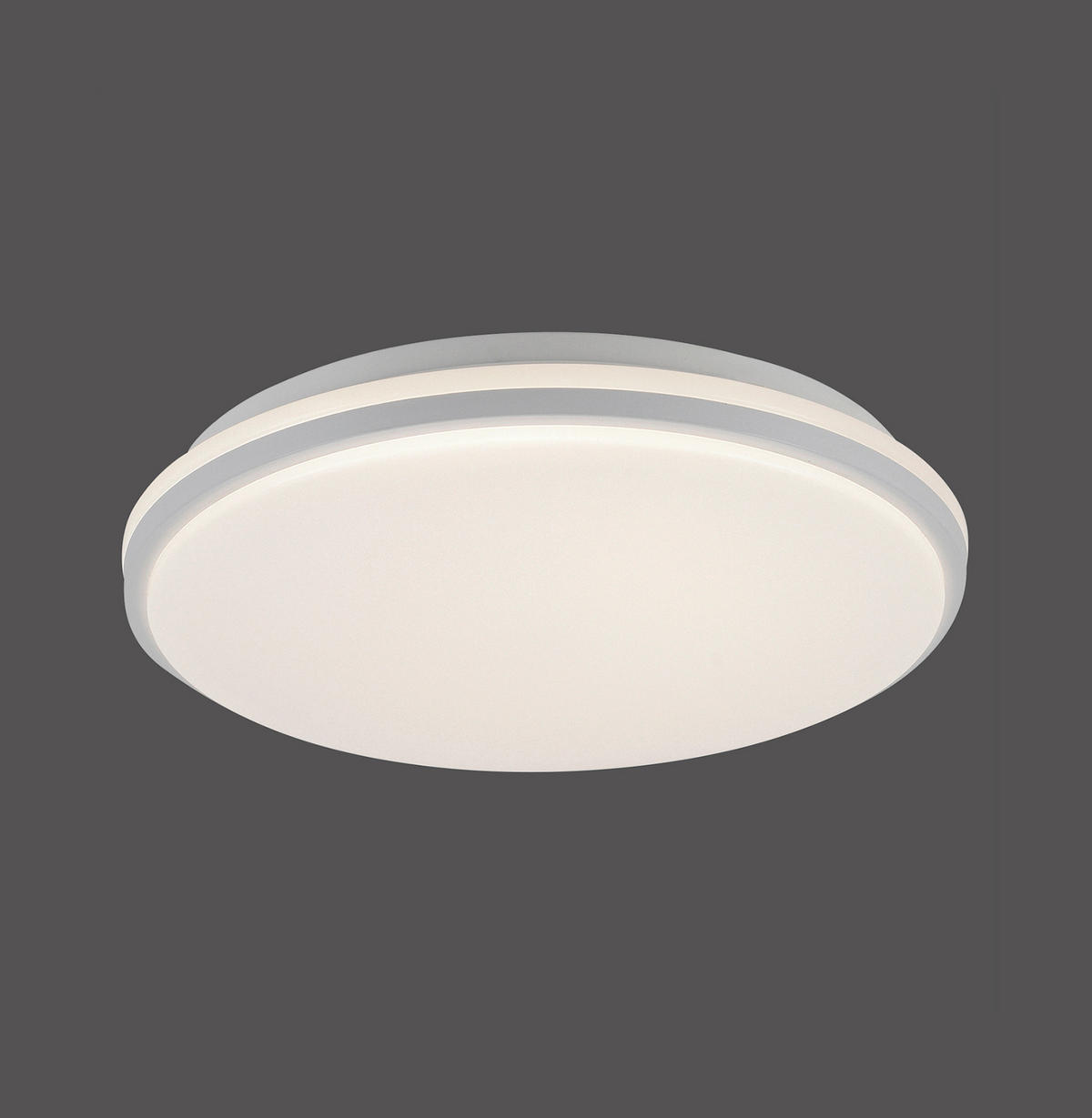 LED-DECKENLEUCHTE 34,5/8/34,5 cm   - Weiß, Basics, Kunststoff/Metall (34,5/8/34,5cm)