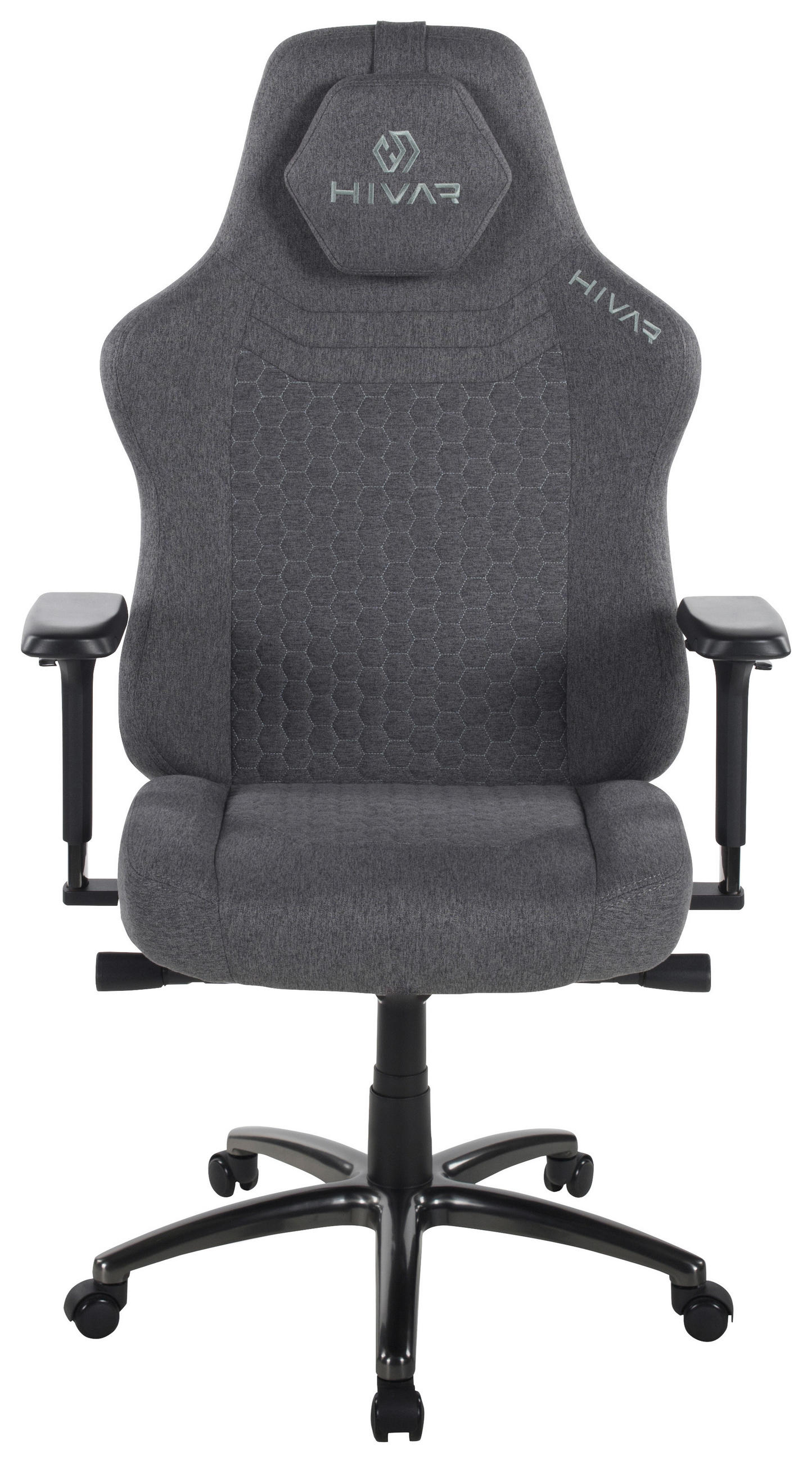 ORBICAL XL Nebulon Obsidian Schwarz Hochglanz, Anthrazit, Grau Metall, Textil   - Schwarz Hochglanz/Anthrazit, LIFESTYLE, Textil/Metall (81/147/72cm) - HIVAR
