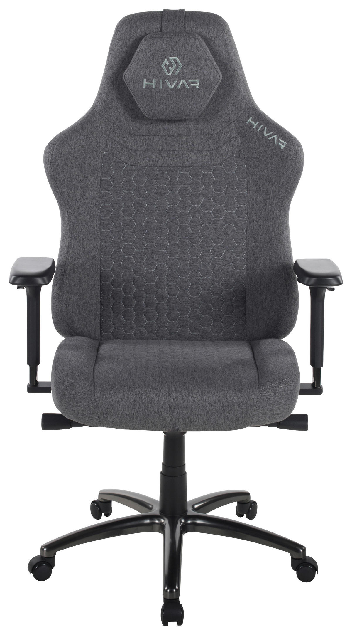 ORBICAL XL Nebulon Obsidian Schwarz Hochglanz, Anthrazit, Grau Metall, Textil   - Schwarz Hochglanz/Anthrazit, LIFESTYLE, Textil/Metall (81/147/72cm) - HIVAR