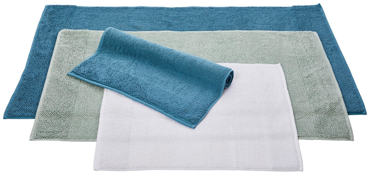 KOUPELNOVÁ PŘEDLOŽKA, 50/60 cm - bílá, Konvenční, textil (50/60cm) - Bio:Vio