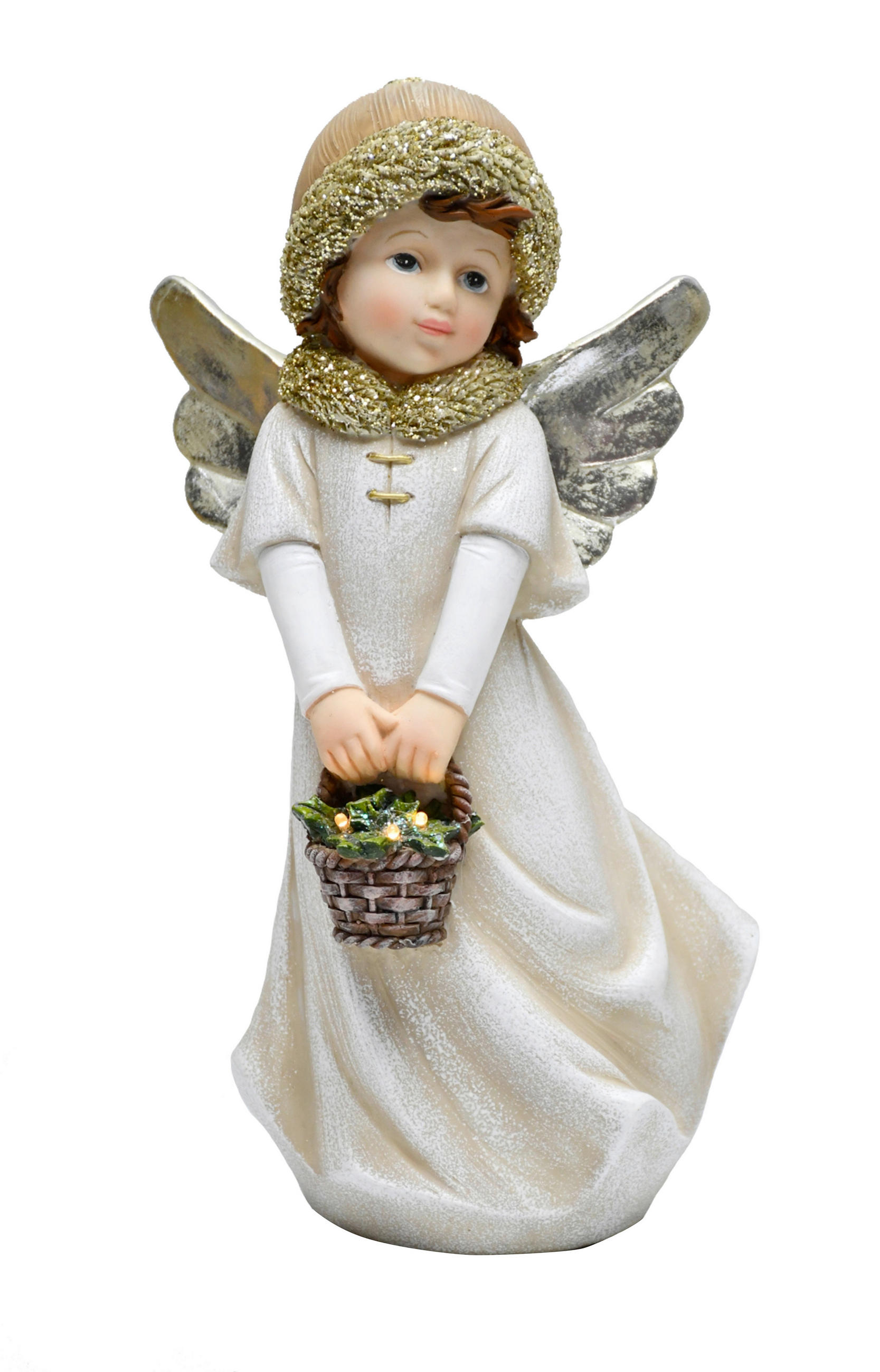 DEKOR ANGYAL - Pezsgő, Lifestyle, műanyag (16,5/29,5/12,5cm) - X-Mas