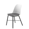 STOL  - vit/svart, Design, metall/textil (47/83/54cm) - Best Price