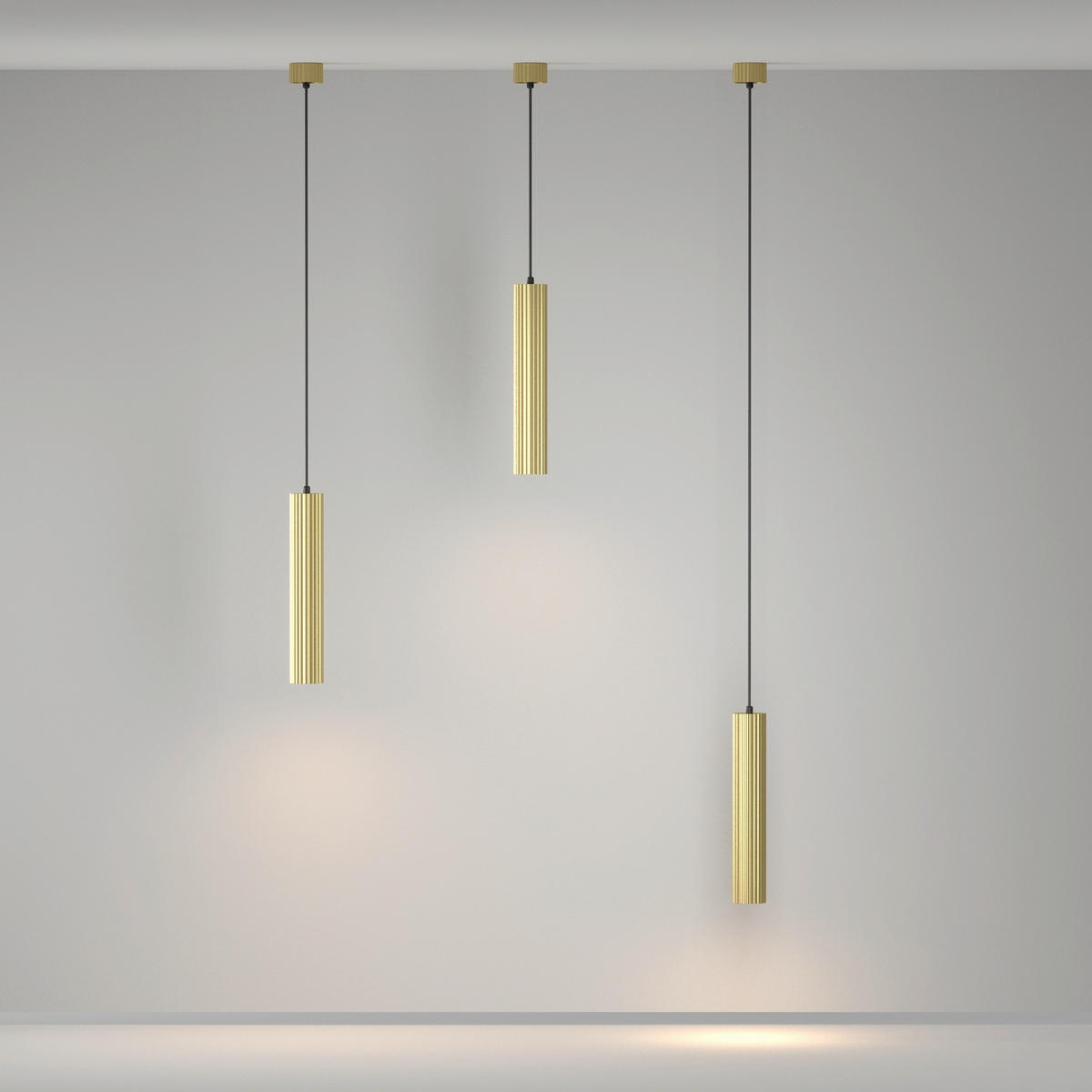 PENDELLAMPA Calipso 5.6/143 cm  - mässingsfärgad, Design, metall (5.6/143cm) - MAYTONI