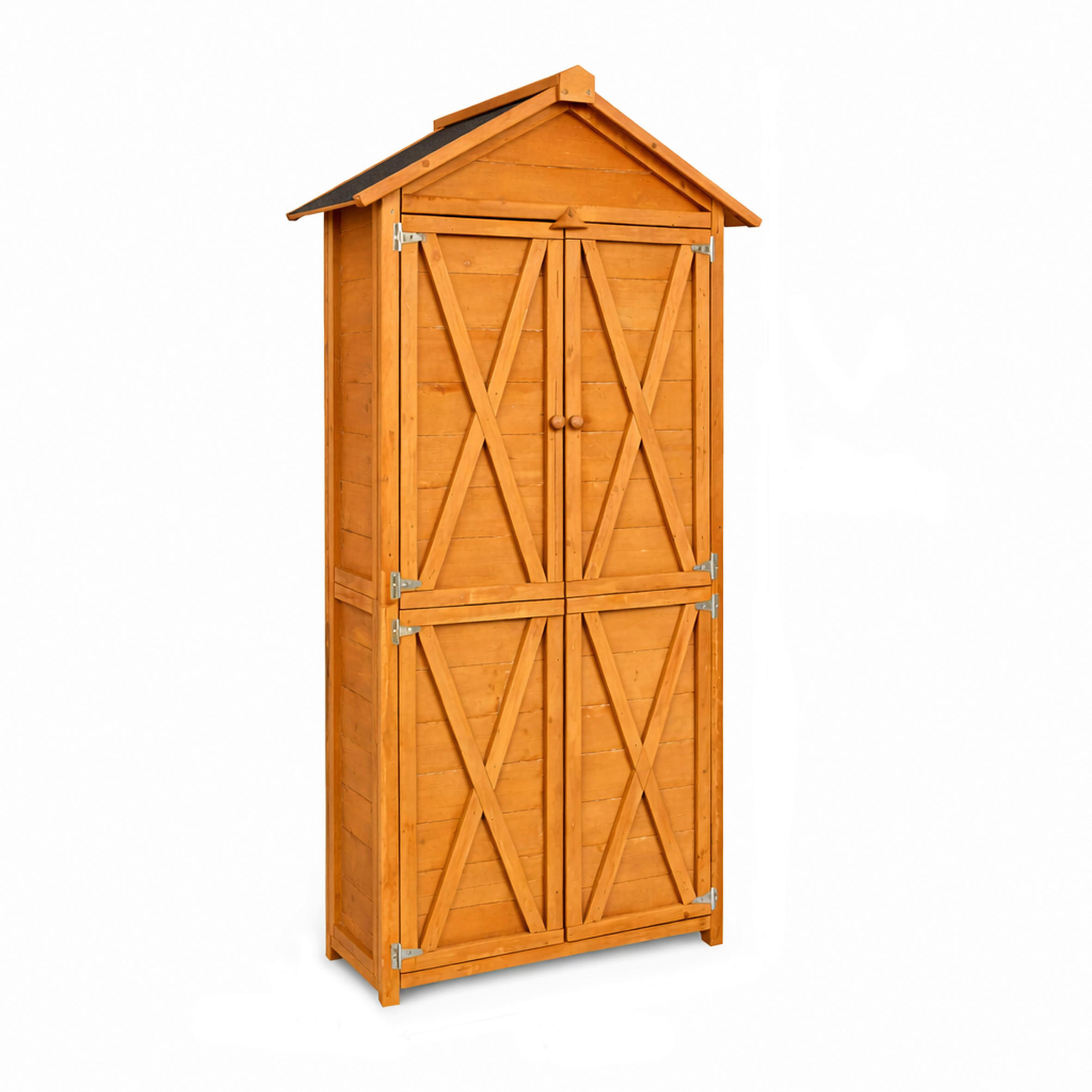 WERKSTATTSCHRANK  - Braun, MODERN, Holz (168/88/45.5cm) - P & B
