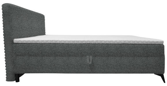BOXBETT 160/200 cm in Anthrazit - Anthrazit/Schwarz, Design, Holz/Holzwerkstoff (160/200cm) - Xora