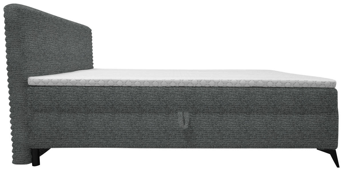 BOXBETT 160/200 cm  in Anthrazit  - Anthrazit/Schwarz, Design, Holz/Holzwerkstoff (160/200cm) - Xora