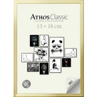 BILDERRAHMEN - Goldfarben, Basics, Papier/Holzwerkstoff (13/18/1,8cm)