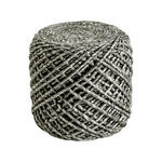 POUF in Taupe Textil  - Taupe, Trend, Textil (40/40cm) - Novel