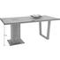 ESSTISCH in massiv Kerneiche Anthrazit, Eichefarben - Eichefarben/Anthrazit, Design, Holz/Metall (190/95/76cm) - Valnatura