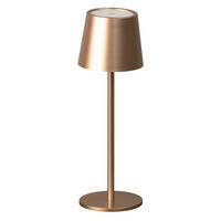 AKKU-TISCHLEUCHTE Roxi 9/27,5 cm   - Cappuccino, KONVENTIONELL, Metall (9/27,5cm)