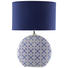 TISCHLEUCHTE - Blau/Weiß, LIFESTYLE, Keramik/Textil (15/44/15cm) TISCHLEUCHTE - Blau/Weiß, LIFESTYLE, Keramik/Textil (15/44/15cm)