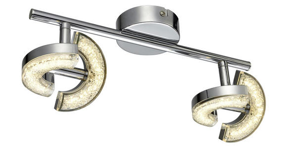 LED-STRAHLER - Weiß, Design, Kunststoff/Metall (12/14cm) - Novel