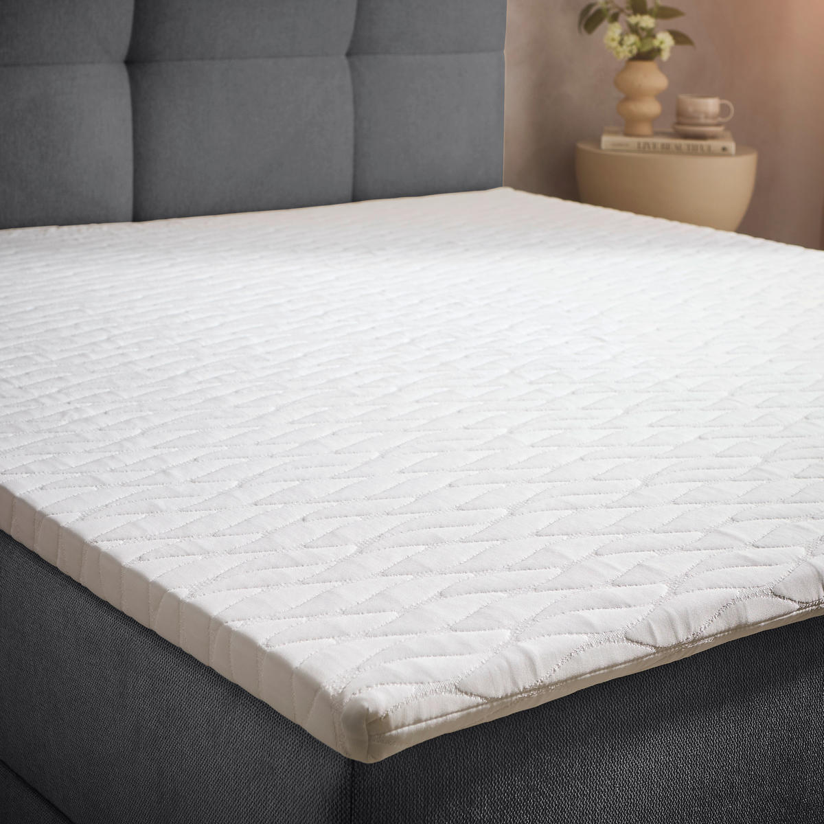 BOXBETT 140/200 cm  in Dunkelgrau  - Dunkelgrau, KONVENTIONELL, Textil (140/200cm) - Boxxx