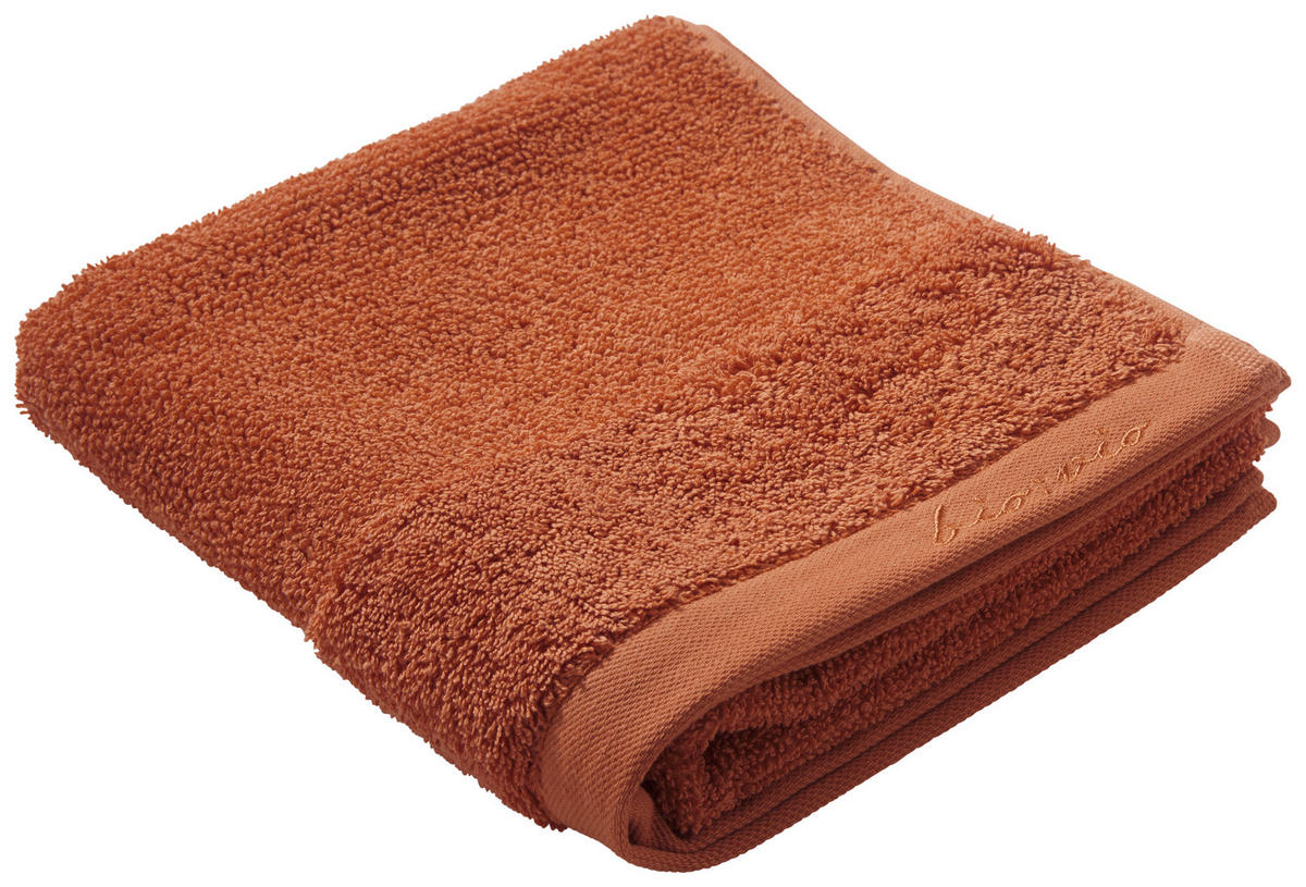 KÉZTÖRLŐ 50/100 cm terrakotta  - terrakotta, Natur, textil (50/100cm) - Bio:Vio