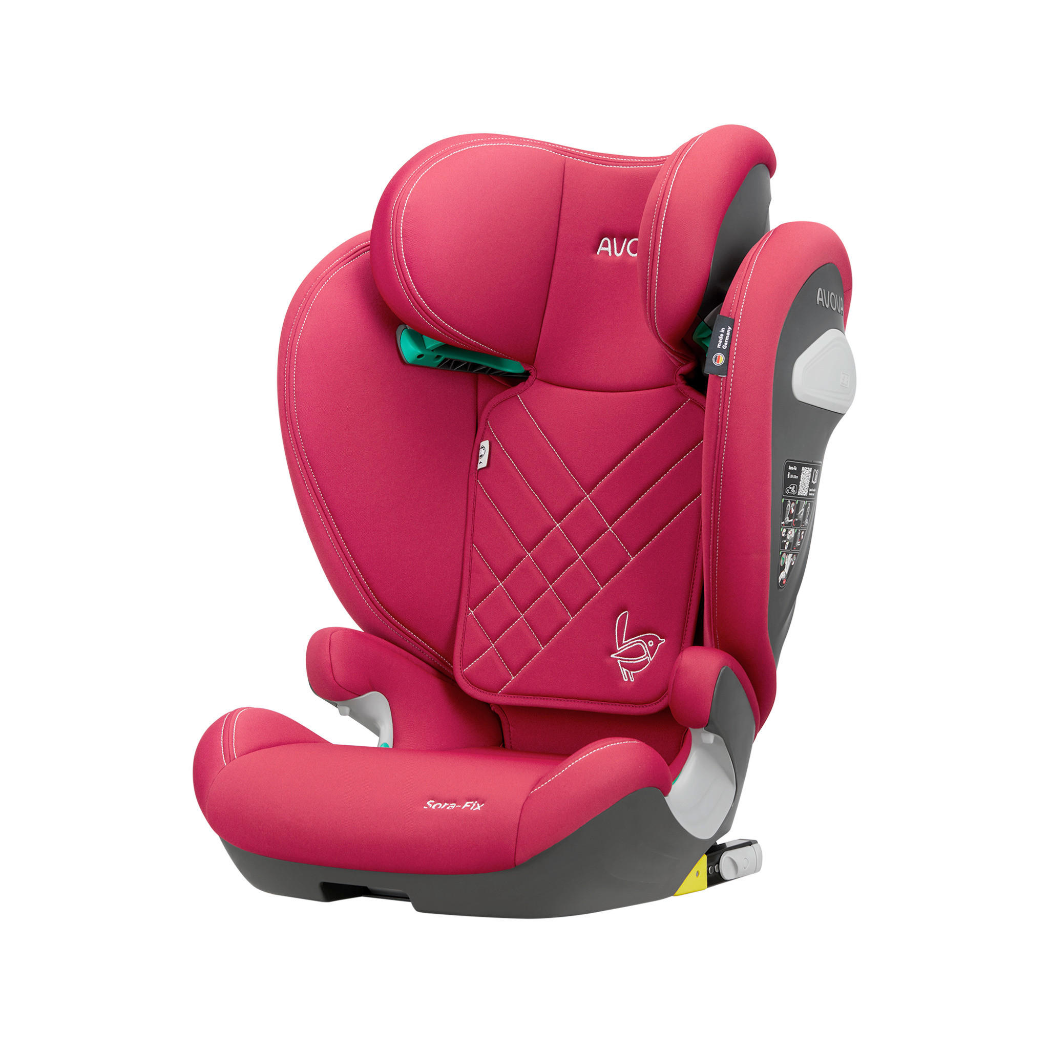 KINDERAUTOSITZ Sora Fix  - Pink, Basics, Kunststoff/Textil (52/41,5/63 - 83cm) - AVOVA