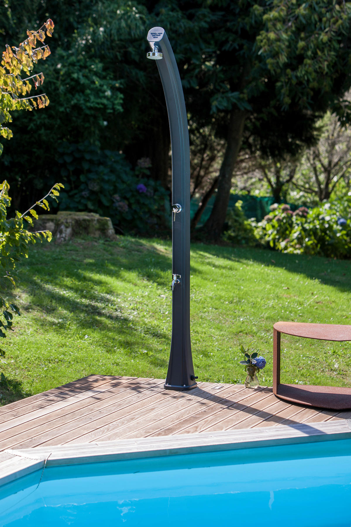 SOLARDUSCHE GRE SSR25  - Schwarz, KONVENTIONELL, Kunststoff/Metall (19/17/219cm) - Gre