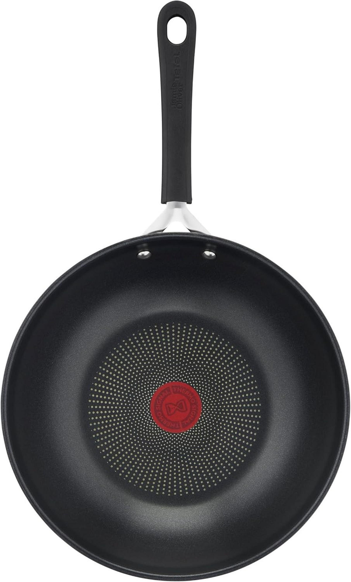 WOKPFANNE Tefal Jamie Oliver  - Schwarz Hochglanz/Anthrazit Hochglanz, Basics, Metall (49/29/11cm) - Tefal