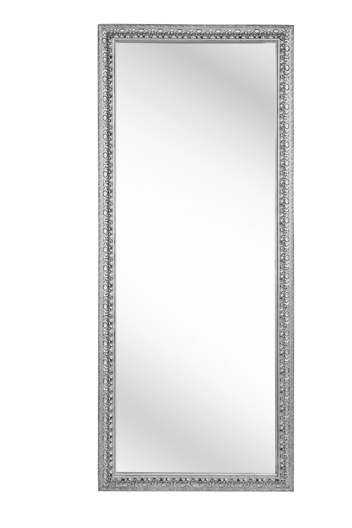 STENSKO OGLEDALO, 70/170/3 cm steklo  - srebrne barve, Trendi, steklo/les (70/170/3cm) - Carryhome