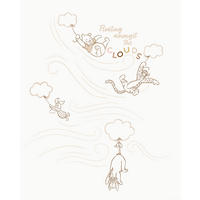 FOTOTAPETE WINNIE THE POOH A BLUSTER DAY  - Beige, Design, Textil (200/250cm) - Disney