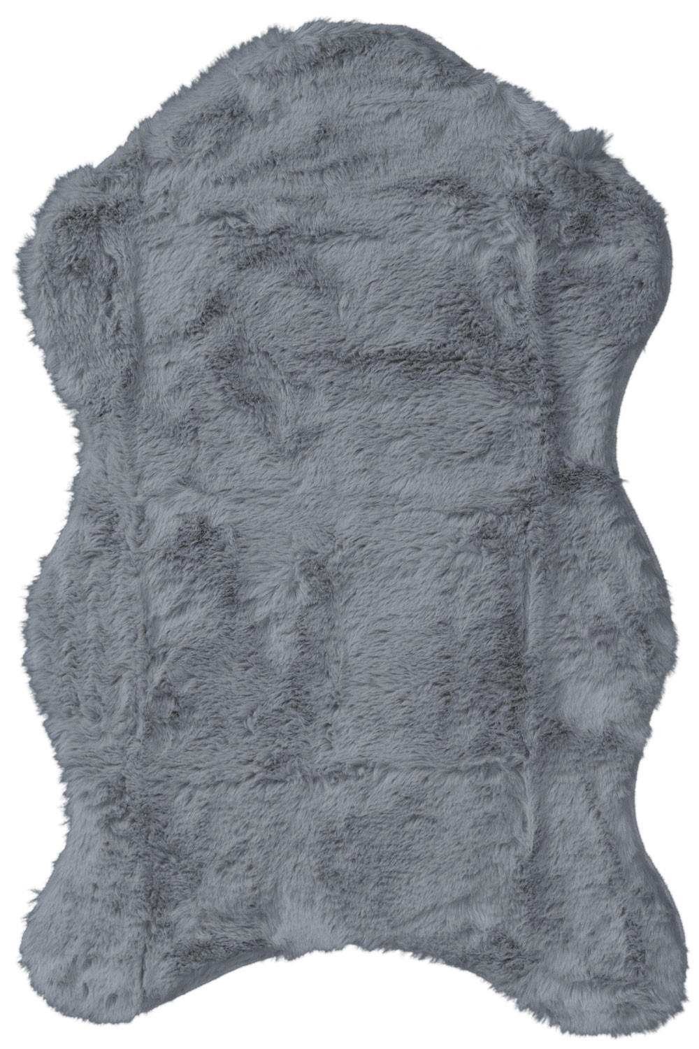 KRZNENI TEPIH   - siva, Osnovno, koža/tekstil (60/90cm)