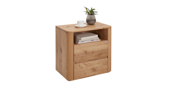 NACHTKÄSTCHEN in massiv Wildeiche Eichefarben - Eichefarben, Natur, Holz (60/60/38cm) - Valnatura