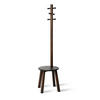 KLEIDERSTÄNDER in Dunkelbraun  51/165 cm  - Dunkelbraun, Basics, Holz (51/165cm) - Umbra