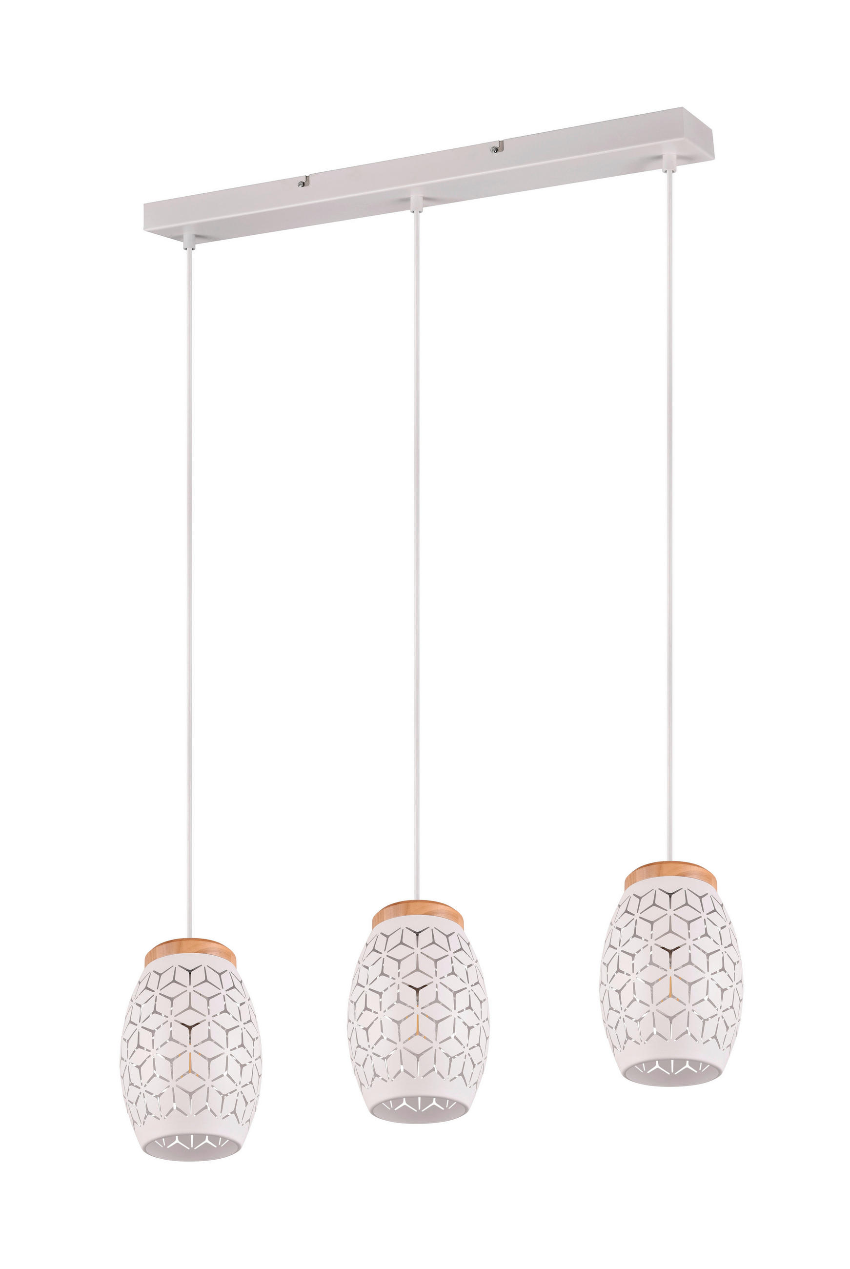 HÄNGLAMPA Bidar 71/15/150 cm  - vit, Klassisk, metall (71/15/150cm)
