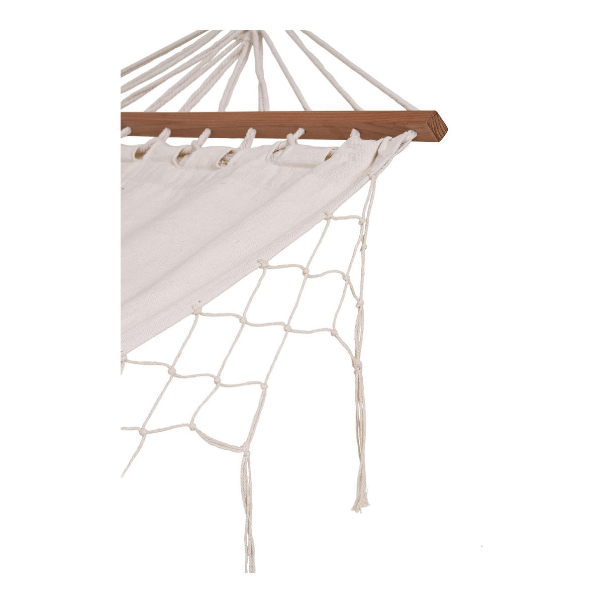 HÄNGEMATTE  - Weiß, Basics, Holz/Textil (200/3/80cm)