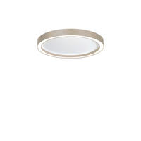 LED-DECKENLEUCHTE 40/4 cm    - Taupe/Weiß, Design, Metall (40/4cm) - BOPP