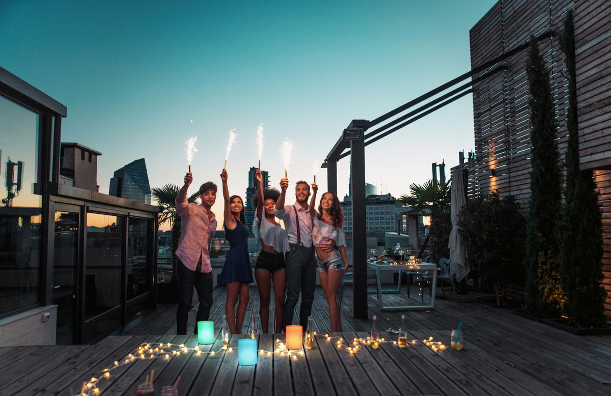 AKKU-TISCHLEUCHTE Ceppo 11/15 cm  - Weiß, KONVENTIONELL, Kunststoff (11/15cm)