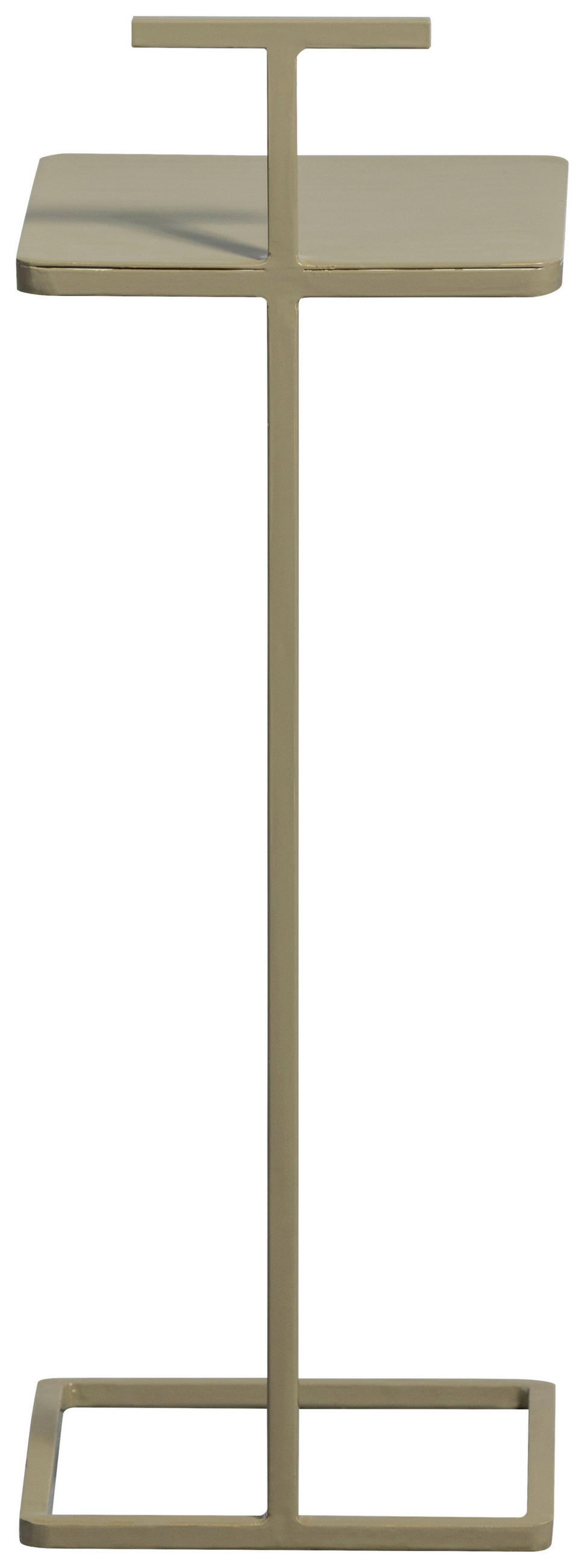 BEISTELLTISCH in Metall 22/22/64 cm  - Sandfarben, Design, Metall (22/22/64cm) - Livetastic