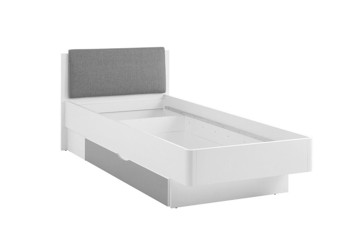 POSTEĽ  - čierna/sivá, Trend, kompozitné drevo/plast (101,6/84/212,7cm) - Carryhome