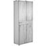 SCHUHSCHRANK 84/191,5/39 cm - Chromfarben/Eichefarben, Design, Holz/Kunststoff (84/191,5/39cm) SCHUHSCHRANK 84/191,5/39 cm - Chromfarben/Eichefarben, Design, Holz/Kunststoff (84/191,5/39cm)