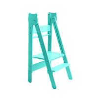 LERNTURM  - Blau, Basics, Holz (38/90/40cm)