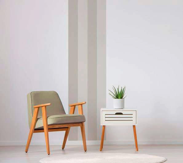 FOTOTAPETE  - Hellbraun/Perlmutt, Design (52/250cm)