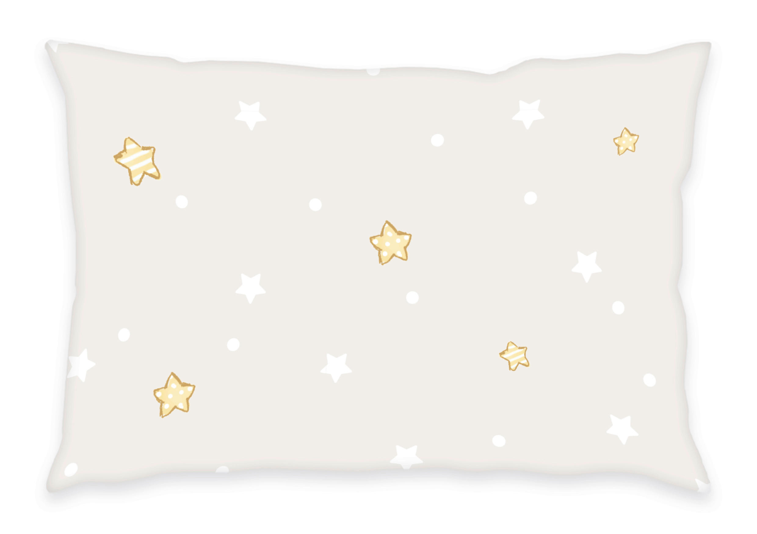BABYBETTWÄSCHE 100/135 cm  - Gelb/Beige, KONVENTIONELL, Textil (100/135cm)