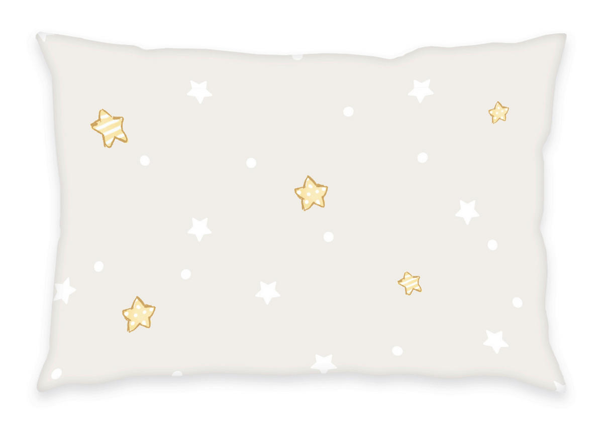 BABYBETTWÄSCHE 100/135 cm  - Gelb/Beige, KONVENTIONELL, Textil (100/135cm)