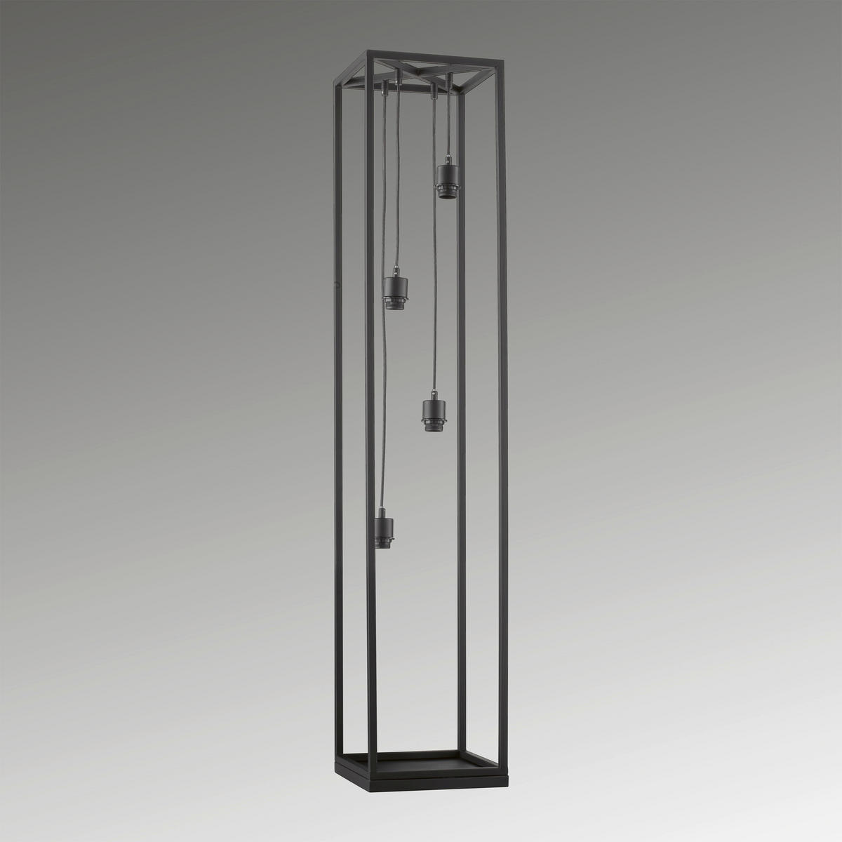 GOLVLAMPA Modular M 30/30/152,50 cm    - svart, Basics, metall (30/30/152,50cm) - Fischer & Honsel