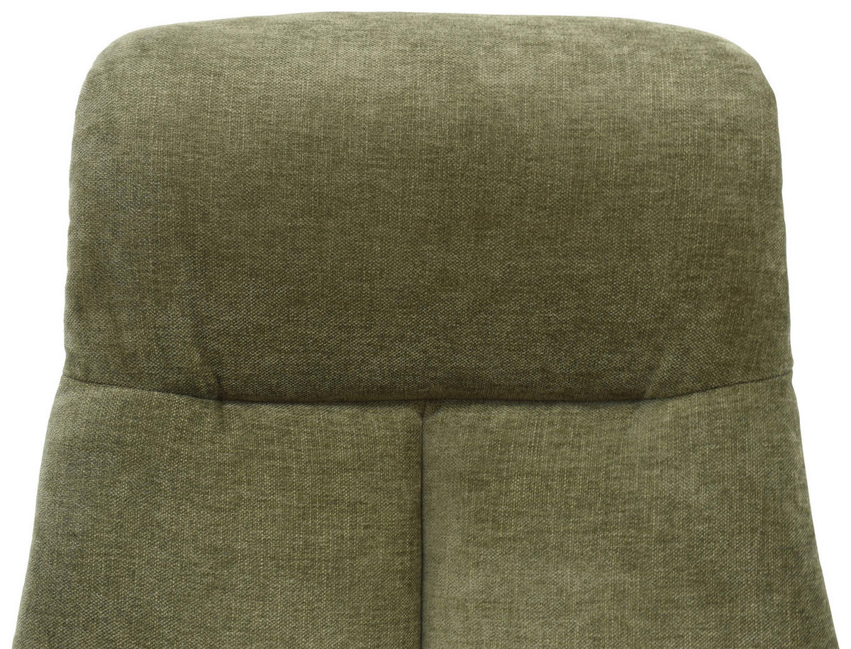 RELAXSESSELSET RELAVO Webstoff Hocker    - Schwarz/Grün, Design, Textil/Metall (72/109/86/111/81cm) - Livetastic