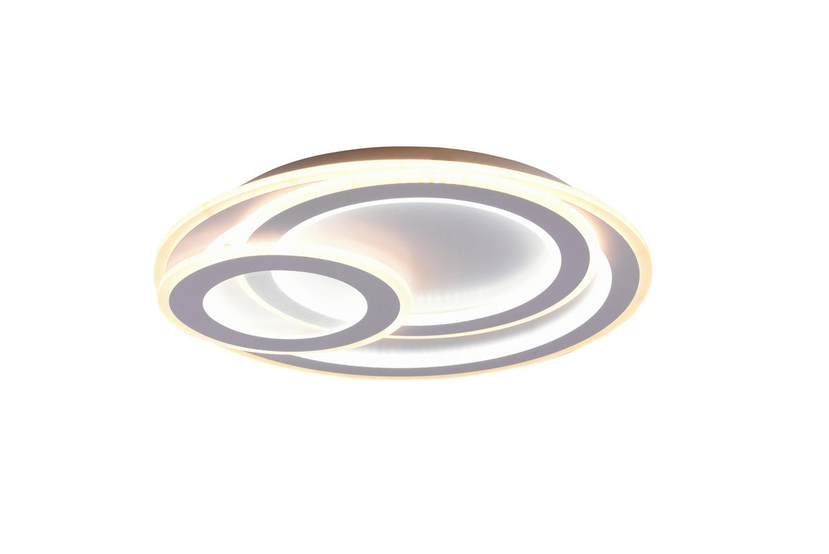LED-DECKENLEUCHTE 74 W  51/7 cm    - Weiss, Lifestyle, Kunststoff/Metall (51/7cm) - Novel
