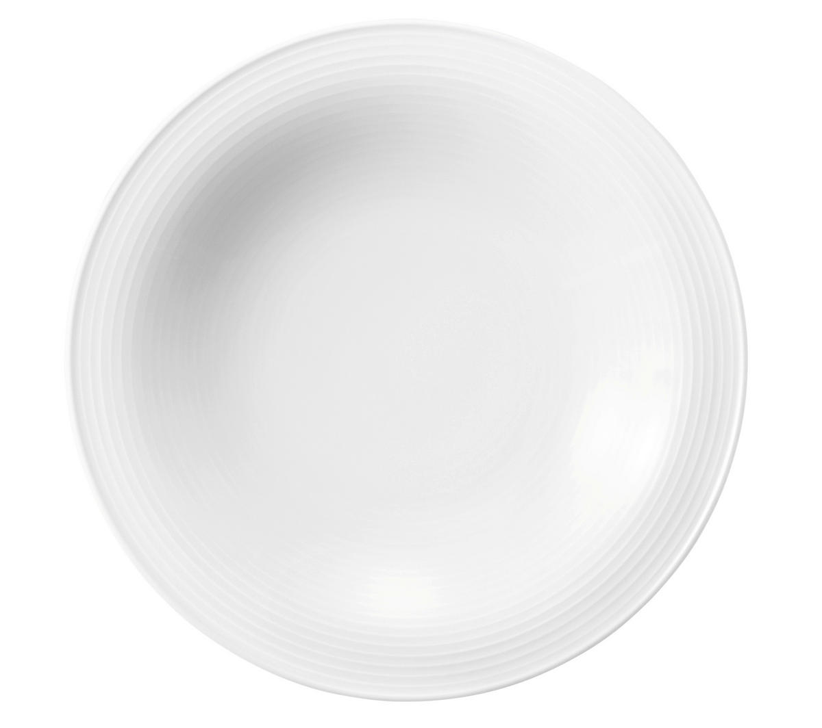 SUPPENTELLER Weiß Porzellan Beat weiß uni  - Weiß, Basics, Keramik (22,5cm) - Seltmann Weiden