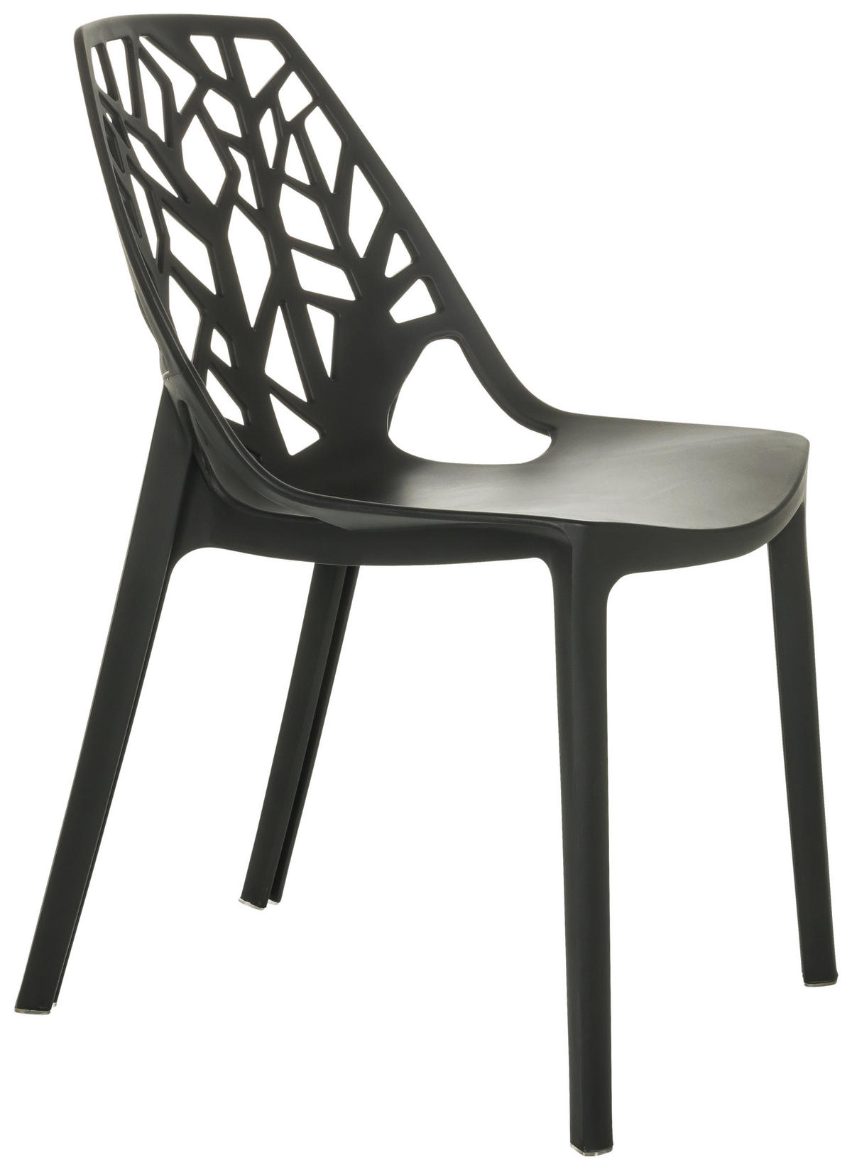 STOL, umetna masa črna  - črna, Basics, umetna masa (47/80/56cm) - MID.YOU