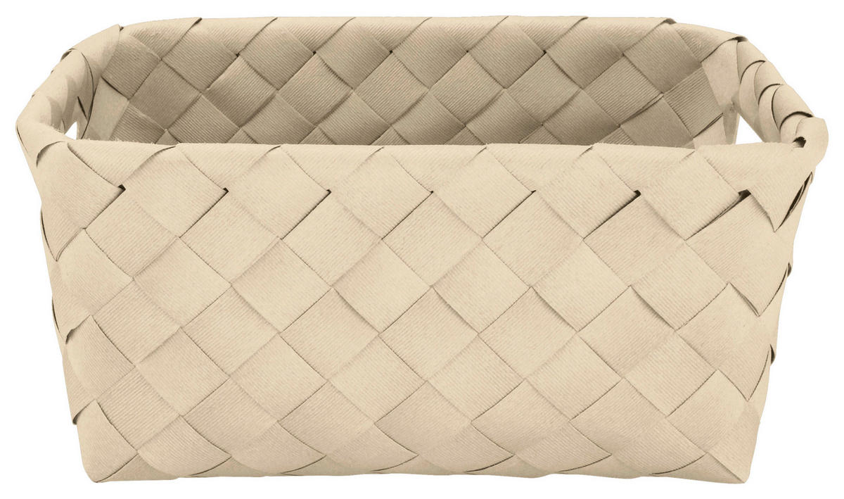 AUFBEWAHRUNGSKÖRBCHEN  - Sandfarben, Basics, Kunststoff (28/18,5/12cm) - Kleine Wolke