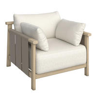 LOUNGESESSEL  - Sandfarben/Taupe, Romantik / Landhaus, Holz/Textil (100/86/97,5cm) - Dieter Knoll