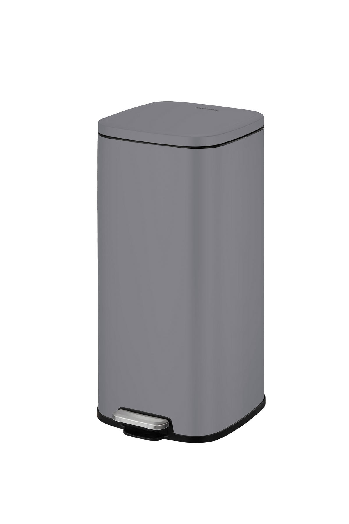 ODPADKOVÝ KOŠ  20 l - tmavě šedá/antracitová, Basics, plast (35/29/44cm) - Fackelmann