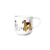HRNČEK NA KÁVU jemný kostný porcelán (fine bone china) keramika  - biela, Basics, keramika (9,2/9,5cm) - ASA