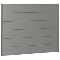 SICHTSCHUTZ - Grau, Basics, Metall (180/137/4,4cm) - Biohort