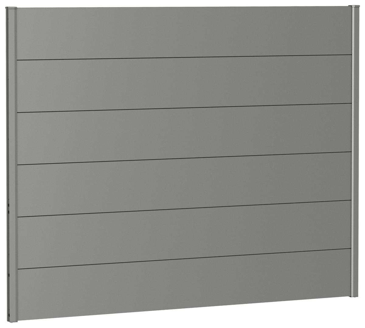 SICHTSCHUTZ - Grau, Basics, Metall (180/137/4,4cm) - Biohort