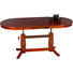 COUCHTISCH furniert, massiv oval Kirschbaumfarben - Kirschbaumfarben/Weiß, Design, Holz (120-160/75/56-72cm) - Landscape COUCHTISCH furniert, massiv oval Kirschbaumfarben - Kirschbaumfarben/Weiß, Design, Holz (120-160/75/56-72cm) - Landscape
